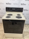 Amana Used Electric Stove 220volts (40/50 AMP) 30inches {3 prong} (Bisque/Black) 