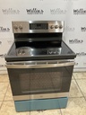 Ge Used Electric Stove 220volts (40/50 AMP) 30inches {3 prong} (Stainless Steel) 