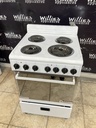 Premium Levella Used Electric Stove 220volts (40/50 AMP) 23 1/2” {3 prong} (White) 