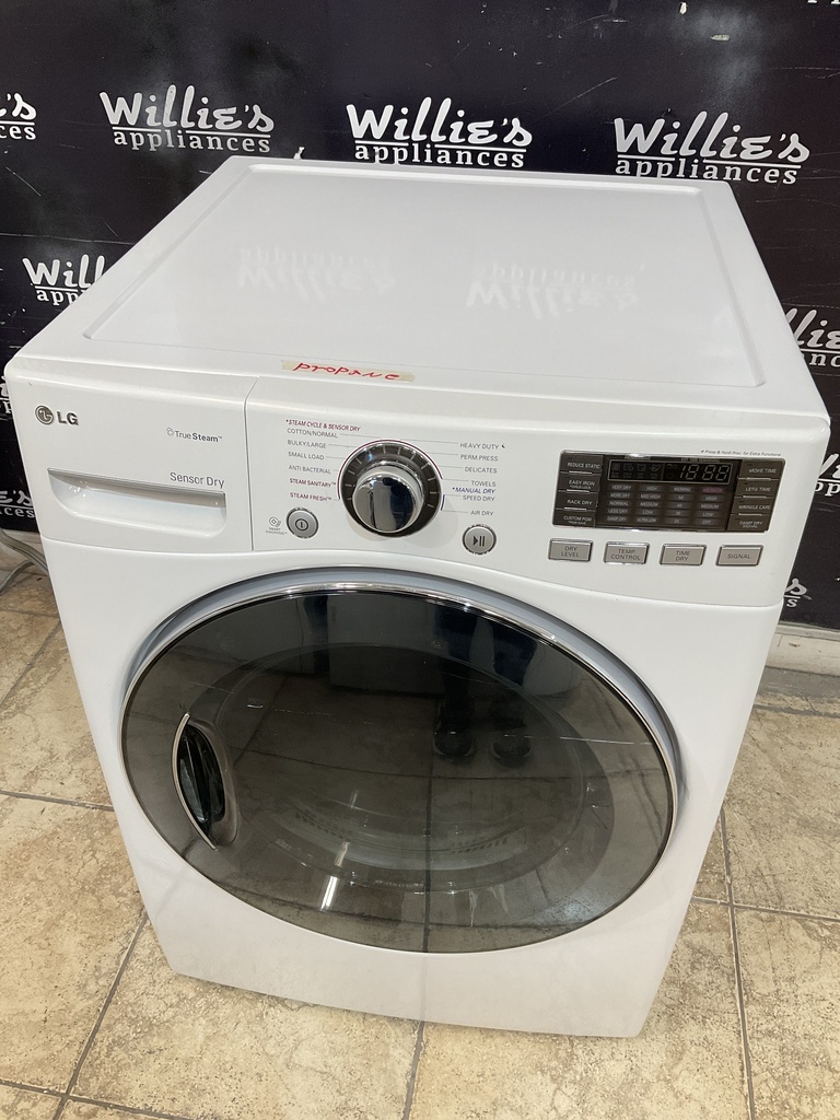 Lg Used Gas Propane Dryer 27inches (White)