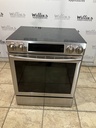Samsung Used Electric Stove 220volts (40/50 AMP) 30inches {no cord} (Stainless steel) 