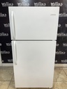 Frigidaire Used Refrigerator Top and Bottom 28x59 1/2 (white)