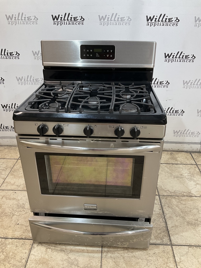Frigidaire Used Natural Gas Stove 30inches (Stainless Steel) 