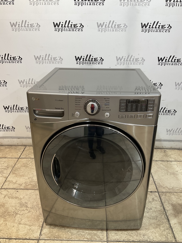 Lg Used Electric Dryer 220volts (30 AMP) 27inches {3 prong} (Grey) 