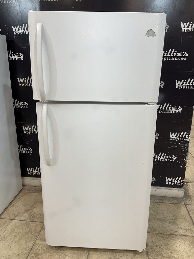 White Westinghouse Used Refrigerator Top and Bottom 30x65 1/2” (White) 