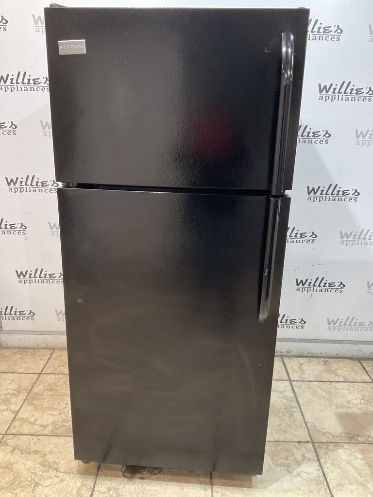 Frigidaire Used Refrigerator Top and Bottom 28x64 1/2” (Black)