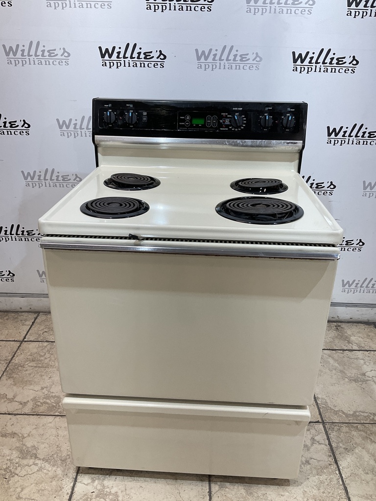 Hotpoint Used Electric Stove 220volts (40/50 AMP) 30inches {no cord} 