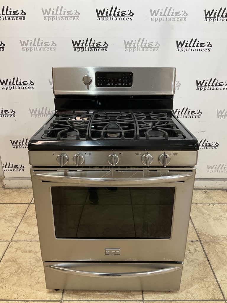 Frigidaire Used Natural Gas Stove 30inches (Stainless Steel)