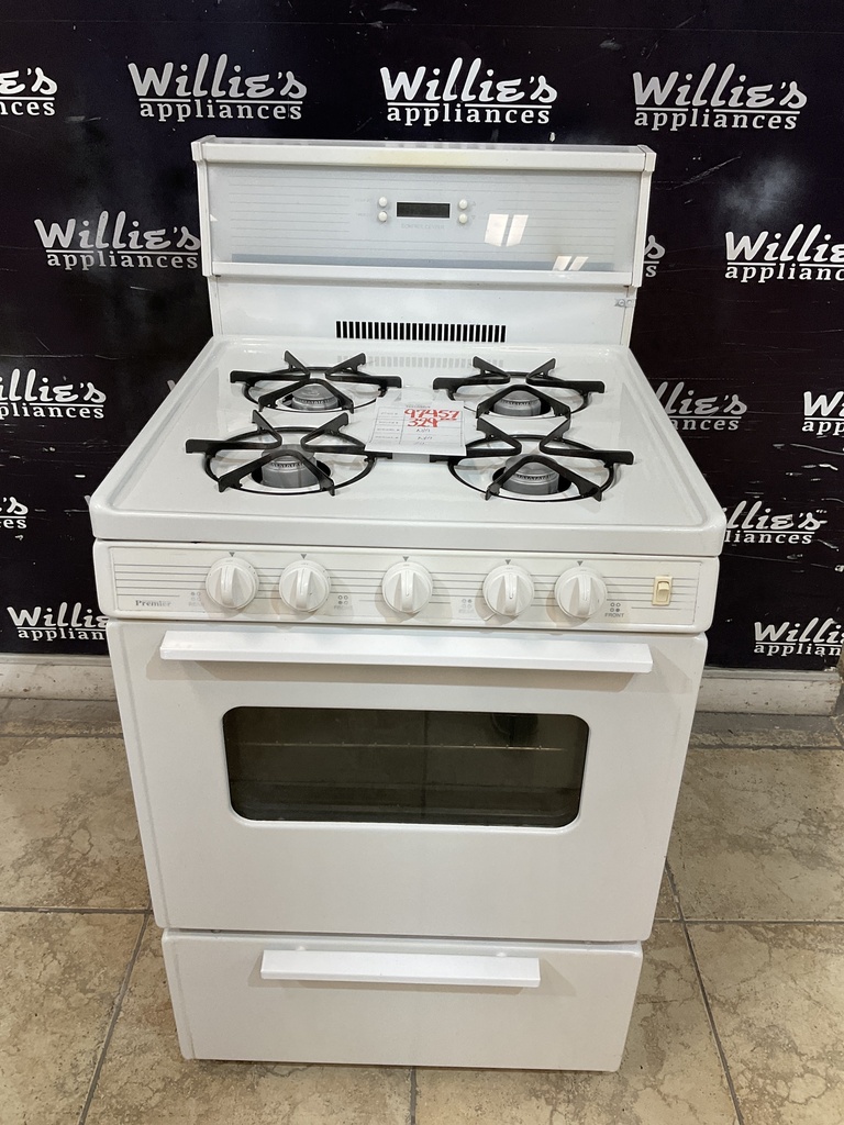 Premier Used Natural Gas Stove 24inches (White)