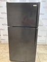 Whirlpool Used Refrigerator Top and Bottom 30x65 1/2” (Bkack) 