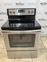 Whirlpool Used Electric Stove 220volts (40/50 AMP) 30inches {3 prong} (Stainless Steel) 