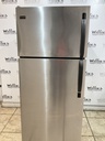 Frigidaire Used Refrigerator Top and Bottom 28x64 1/2” (Stainless Steel) 