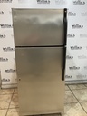Ge Used Refrigerator Top and Bottom 28x64 1/2” (Stainless Steel) 