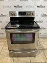Frigidaire Used Electric Stove 220volts (40/50 AMP) 30inches {4 prong} (Stainless steel)