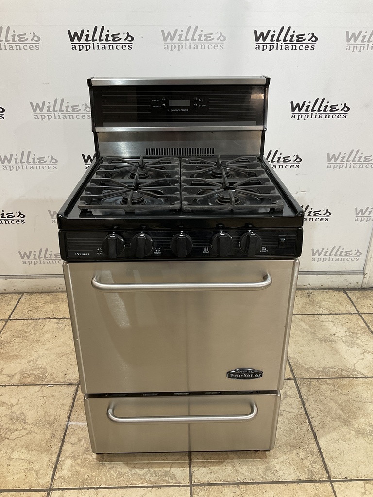 Premier Used Natural Gas Stove 24inches (Stainless Steel)