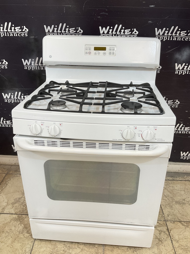 Ge Used Gas Propane Stove 30inches (White)