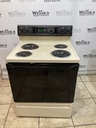 Ge Used Electric Stove 220volts (40/50 AMP) 30inches {no cord} (Bisque/Black) 