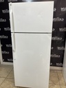 Ge Used Refrigerator Top and Bottom 28x67 (White) 