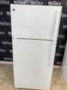 Ge Used Refrigerator Top and Bottom 28x61 (White)