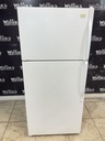 Whirlpool Used Refrigerator Top and Bottom 28x62 1/2” (White) 
