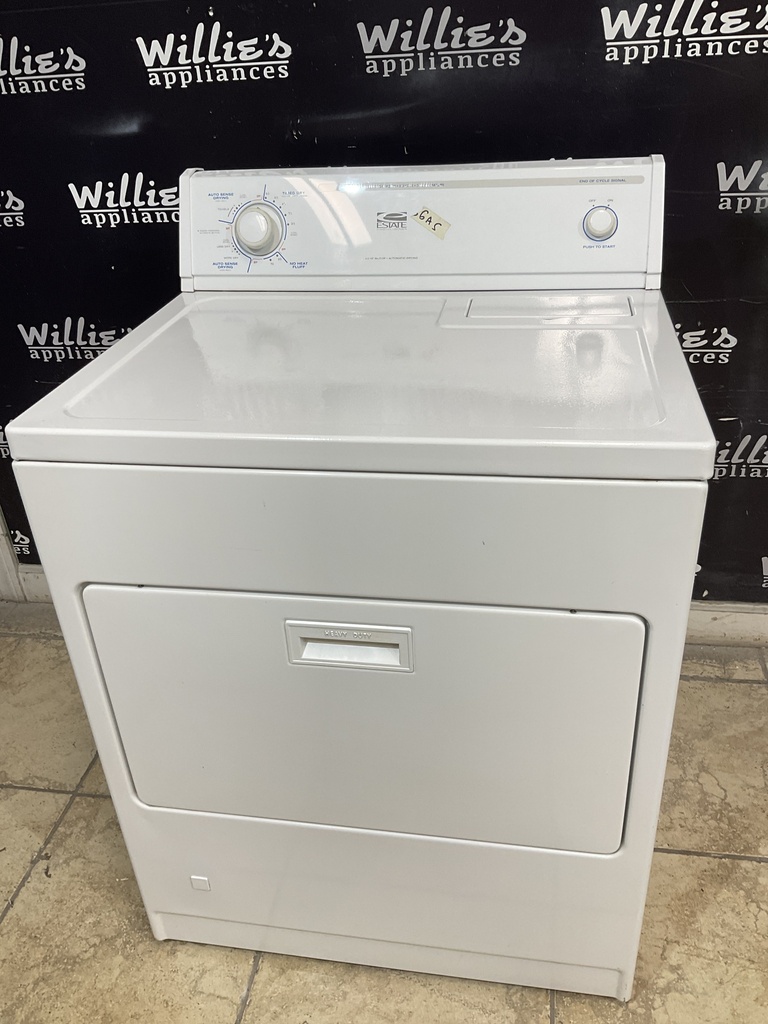 Estate Used Natural Gas Dryer 29inches (White) 