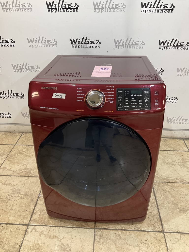 Samsung Used Natural Gas Dryer 27inches (Merlot)