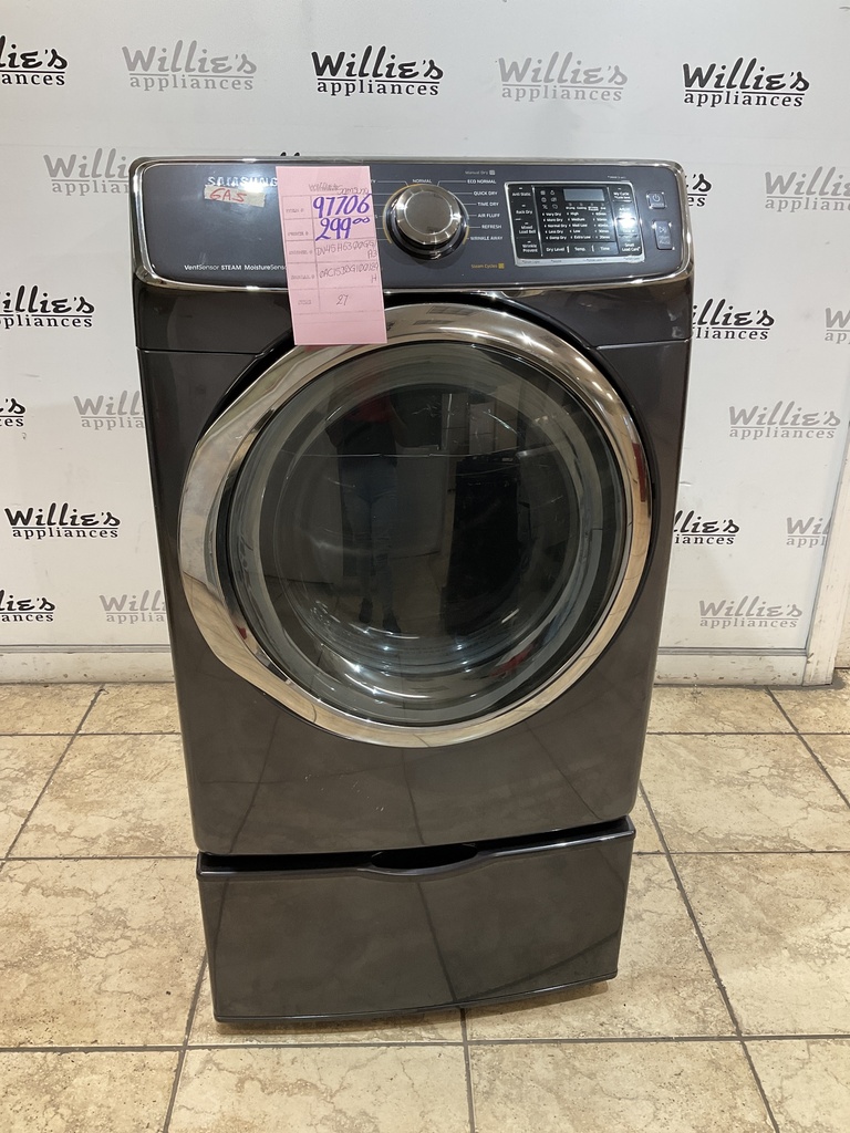 Samsung Used Natural Gas Dryer 27inches (Grey) 