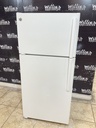 Ge Used Refrigerator Top and Bottom 28x61 (White) 