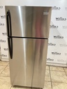 Frigidaire Used Refrigerator Top and Bottom 28x64 1/2” (Stainless Steel) 