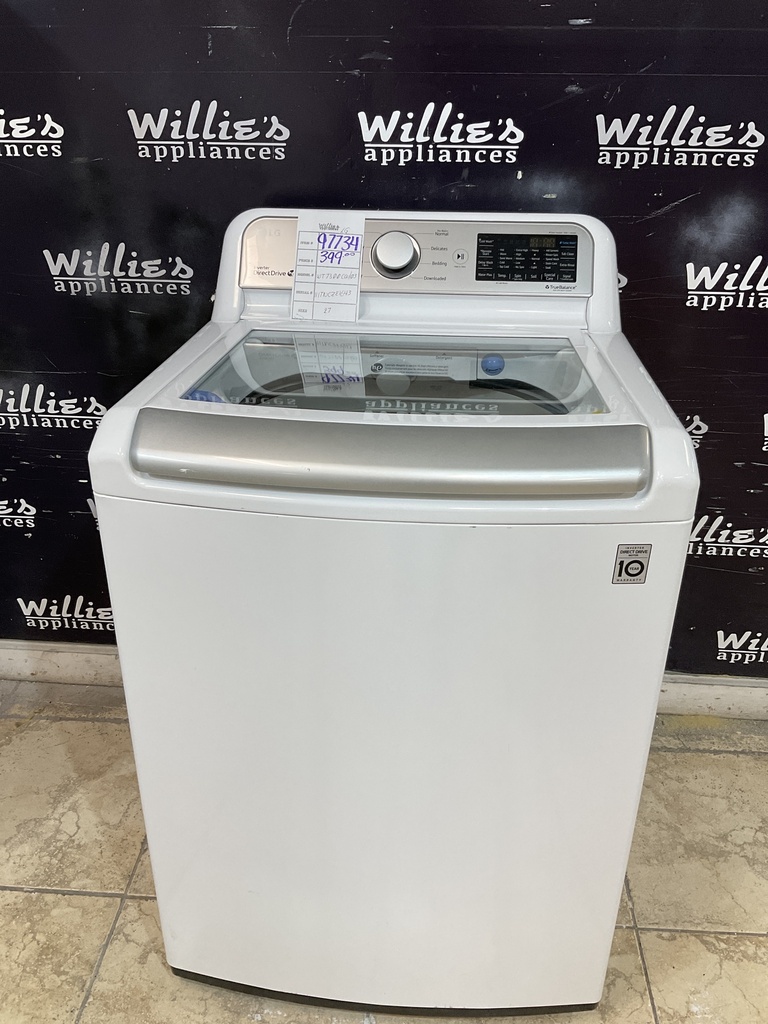 Lg Used Washer Top-load 27inches (White) 