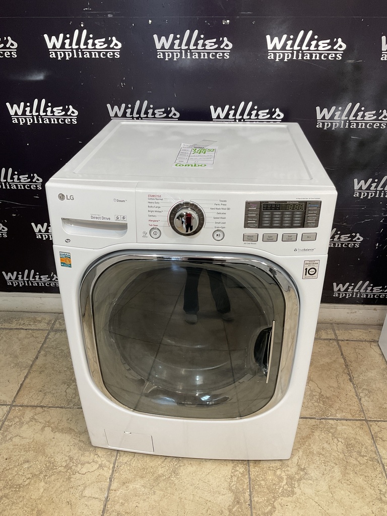 Lg Used Combo Washer/Dryer Front-Load 27inches (White) 