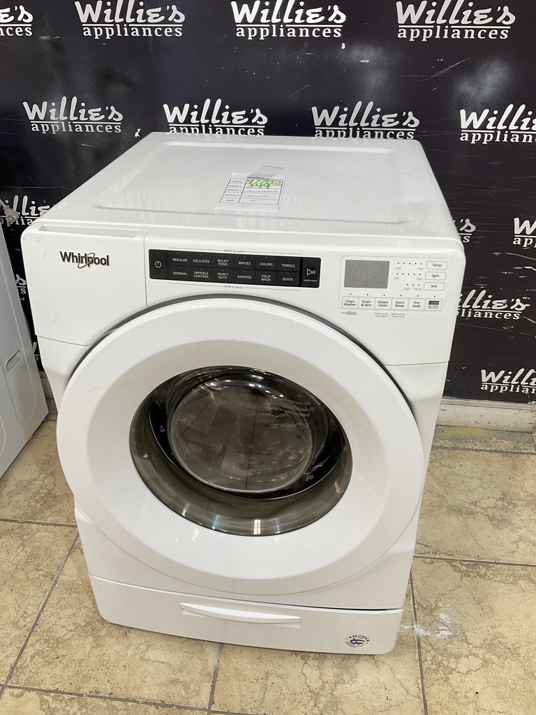 Whirlpool Used Washer Front-load 27inches (White) 
