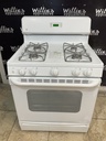 Ge Used Natural Gas Stove 30inches (White) 