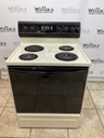 Amana Used Electric Stove 220volts (40/50 AMP) 30inches {no cord} (Bisque/Black) 