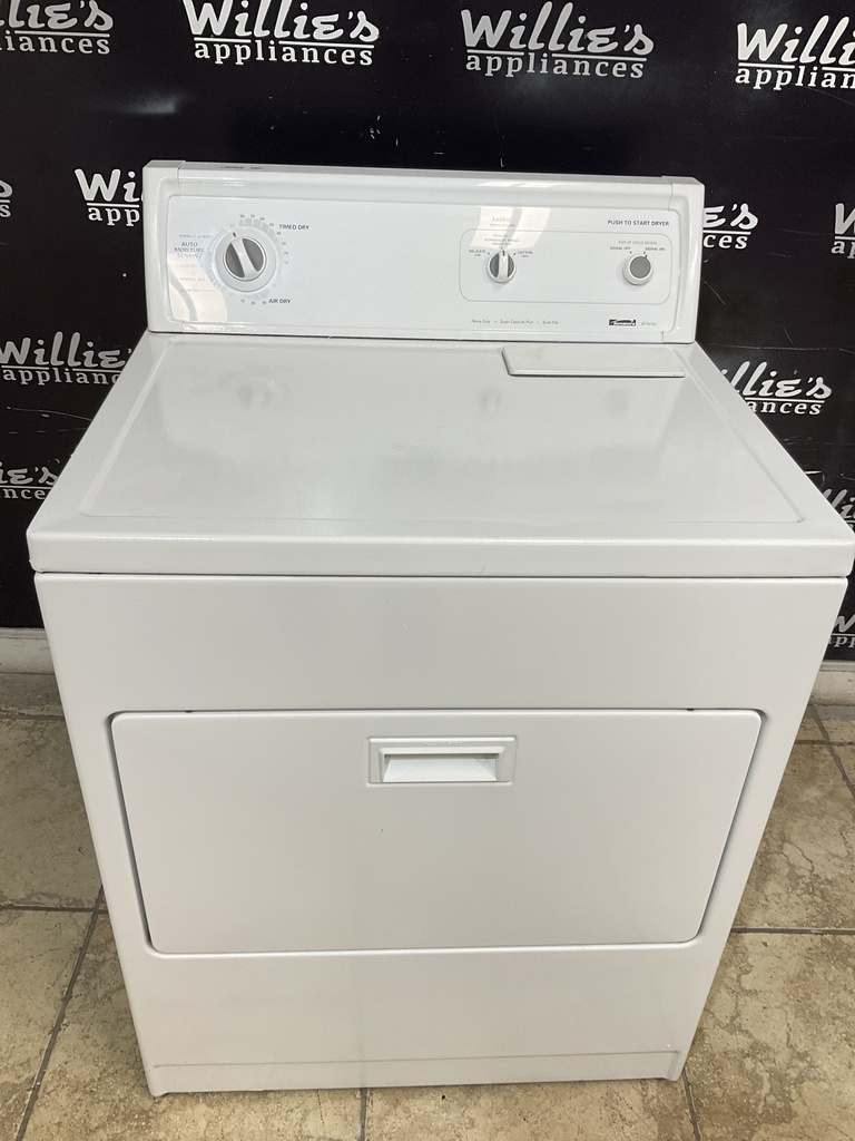 Kenmore Used Electric Dryer 220volts (30 AMP) 29inches {3 prong} (White) 