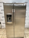 Ge Used Refrigerator Side by Side Counter Depth 36x69 (Stainless Steel) 
