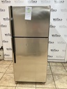Ge Used Refrigerator Top and Bottom 30x66 1/2” (Stainless Steel) 