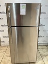 Frigidaire Used Refrigerator Top and Bottom 30x65 1/2” (Stainless Steel)