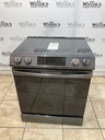 Samsung Used Electric Stove 220volts (40/50 AMP) 30inches {4 prong} (Black Stainless)