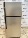Ge Used Refrigerator Top and Bottom 30x66 1/2” (Stainless Steel) 