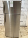 Ge Used Refrigerator Top and Bottom 28x66 1/2” (Stainless Steel)