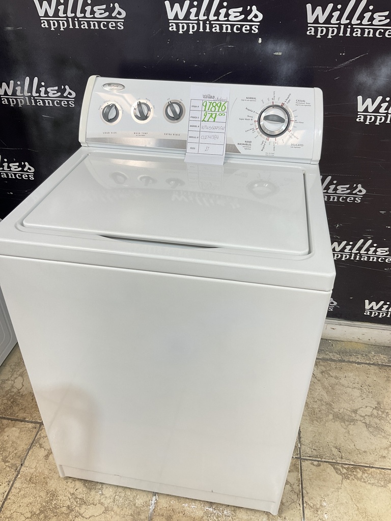 Whirlpool Used Washer Top-load 27inches (White) 
