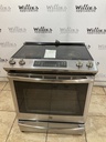 Ge Used Electric Stove 220volts (40/50 AMP) 30inches {3 prong} (Stainless Steel) 