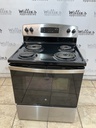 Ge Used Electric Stove 220volts (40/50 AMP) 30inches {4 prong} (Stainless Steel)