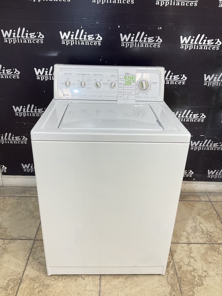 Kenmore Used Washer Top-load 27inches (White) 