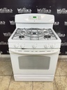 Ge Used Natural Gas Stove 30inches (White) 