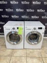 Lg Used Electric Set Washer/Dryer 220volts (30 AMP) 23 1/2” {3 prong} (White) 