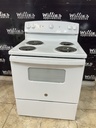 Ge Used Electric Stove 220volts (40/50 AMP) 30inches {no cord} (White) 