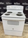 Ge Used Electric Stove 220volts (40/50 AMP) 30inches {no cord} (White) 