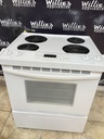 Whirlpool Used Electric Stove 220volts (40/50 AMP) 30inches {4 prong} (White)